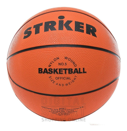 PELOTA BASQUET STRIKER CAUCHO