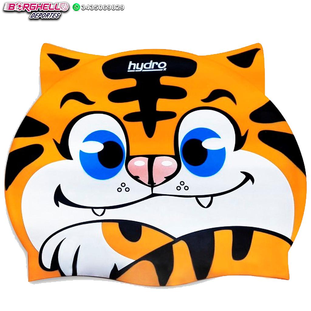 GORRA NATACION SILICONA TIGRE KID