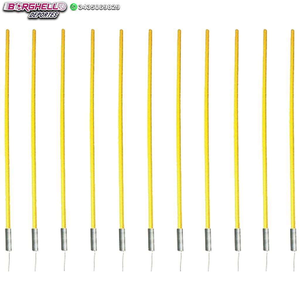 BASTON PVC COLOR C/RESORTE (ESTACA)