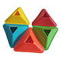 CONO TRIANGULO SET x 50 C/TRANSPORTADOR