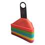 CONO TORTUGA TRIANGULO SET x 50 C/TRANSPORTADOR