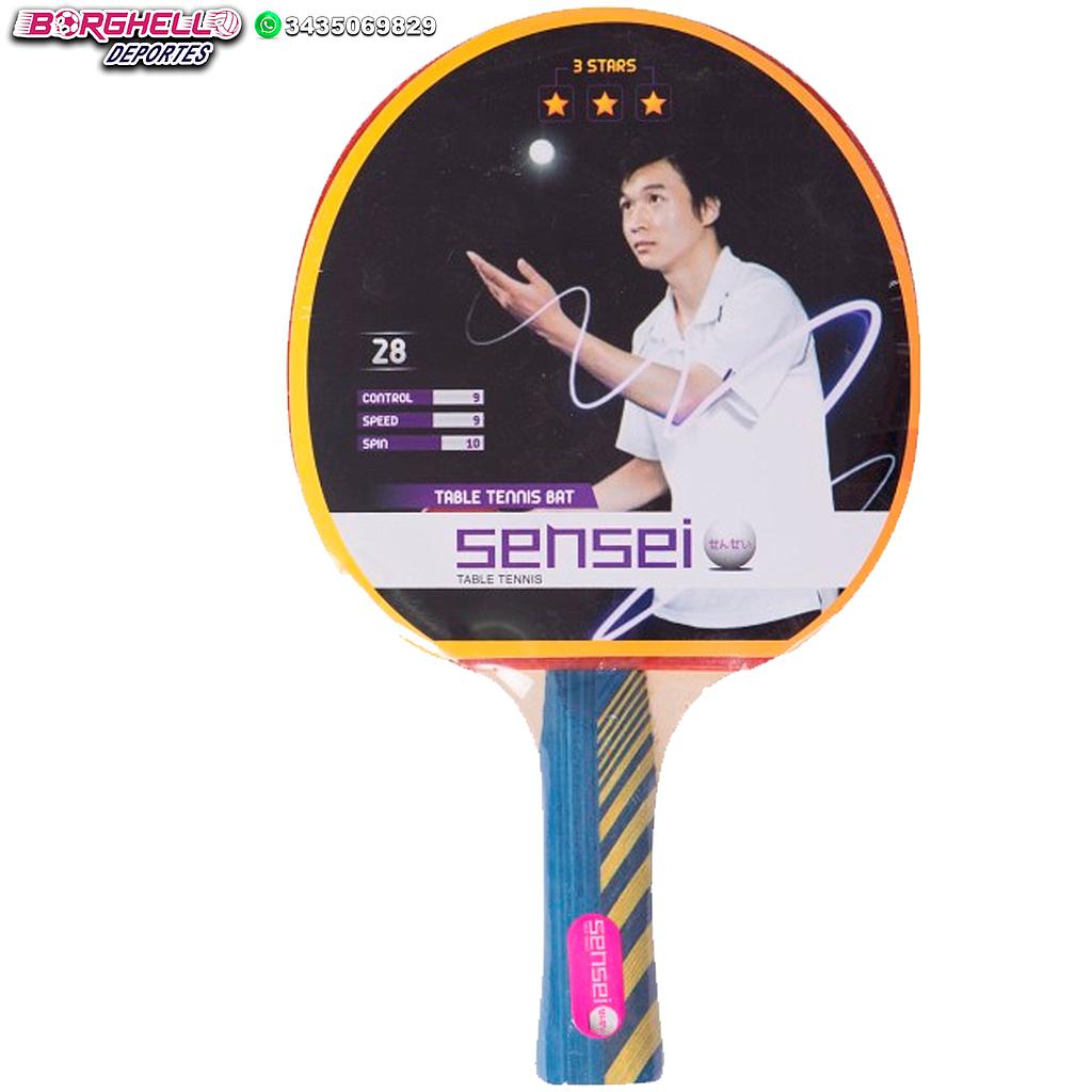 PALETA PING PONG SENSEI 3 STAR