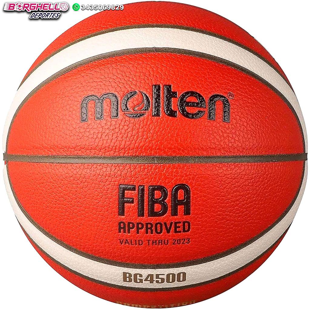 PELOTA BASQUET MOLTEN BG4500 N°6 OFICIAL CUERO