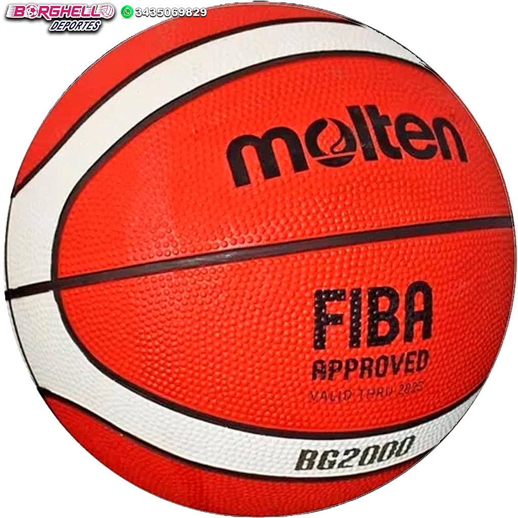 PELOTA BASQUET MOLTEN BG2000 N° 7 CAUCHO